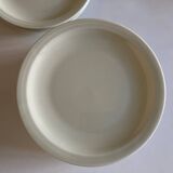 Set of 10 Havilland ivory modernist dessert plates 1960