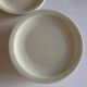 Set of 10 Havilland ivory modernist dessert plates 1960