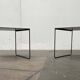 Postmodern perforated metal nesting side tables from Ikea, 1980s, set of 2.