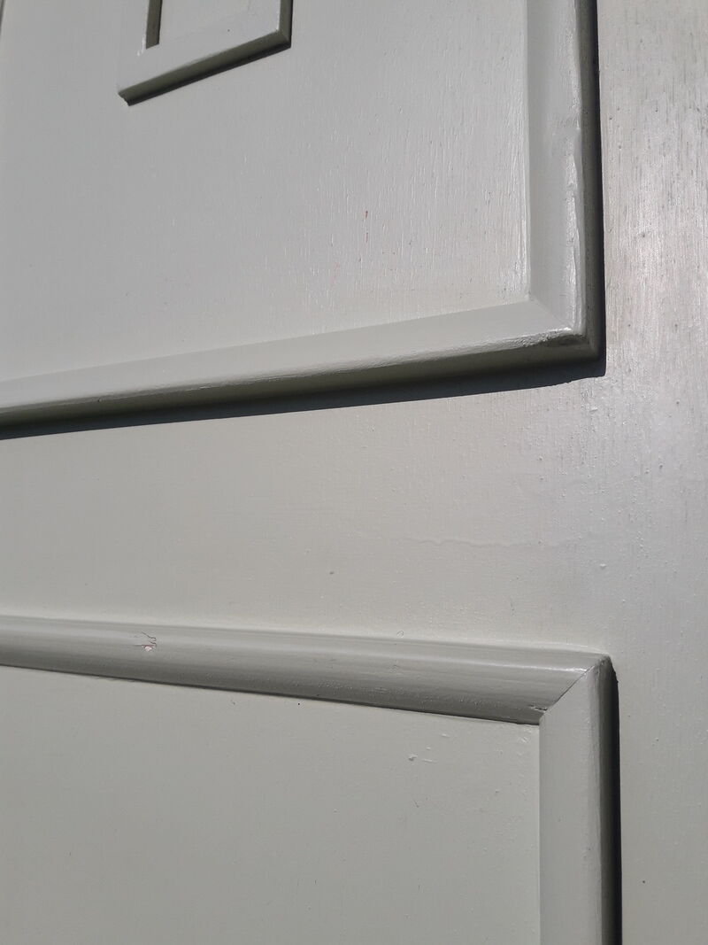 Door 207x99,5cm communication back panel molded