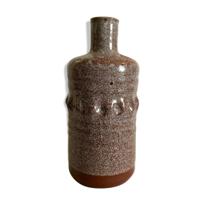 Vase bouteille Accolay grès d'art