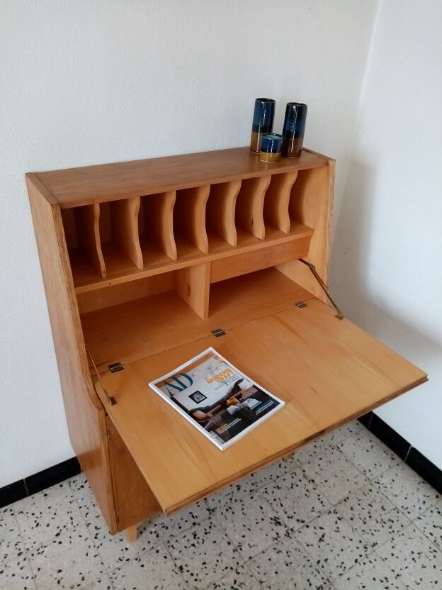 Vintage oak writing desk