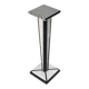 Black and white marble column