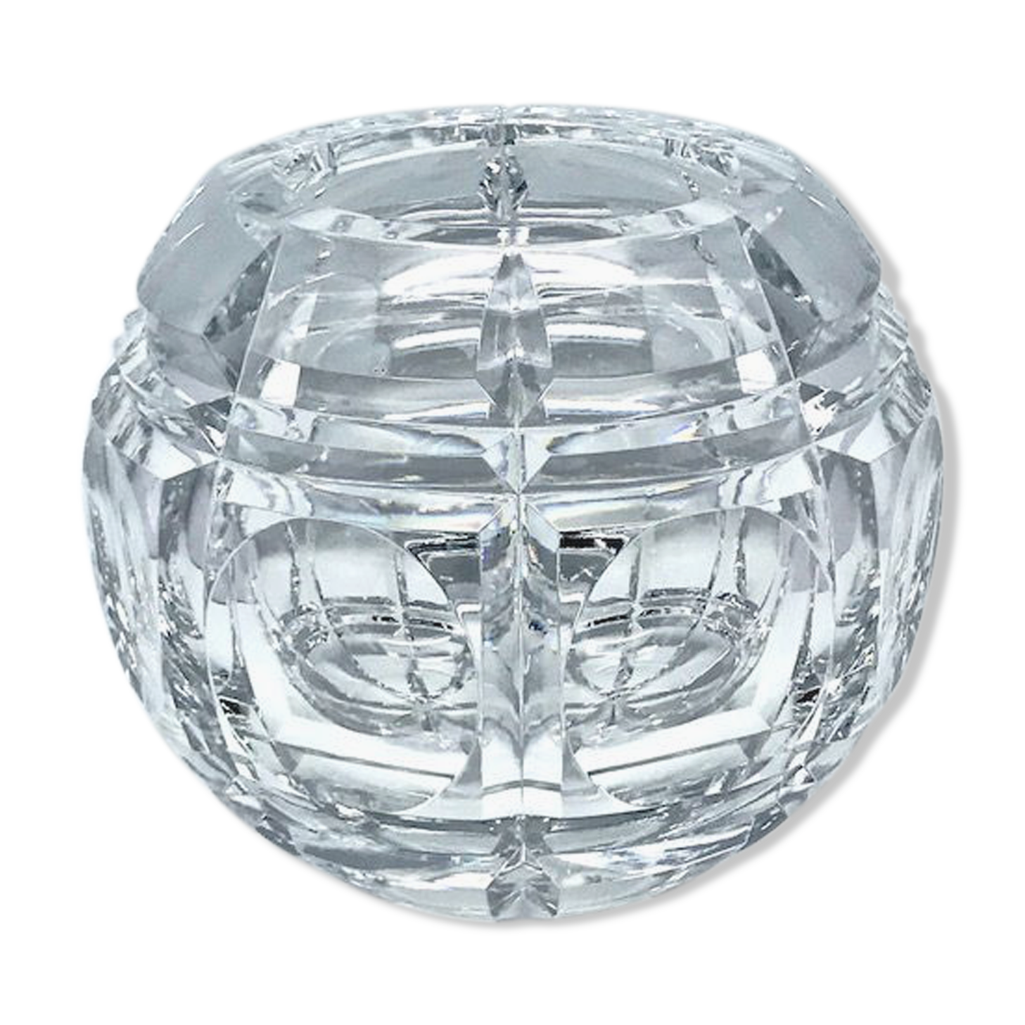 Crystal ball vase