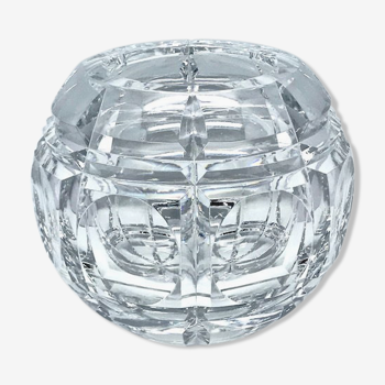 Vase boule en cristal