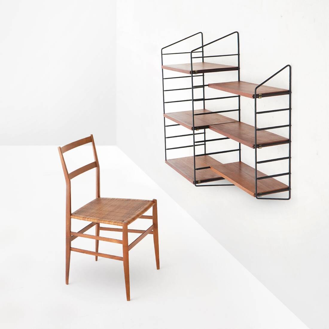 Wall bookcase, 1960s