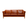 Sofa 3 seater full leather "Scandinavian design".