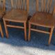 Set de 5 chaises bistrot vintage