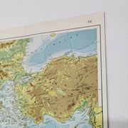 Carte Méditerranée 1950