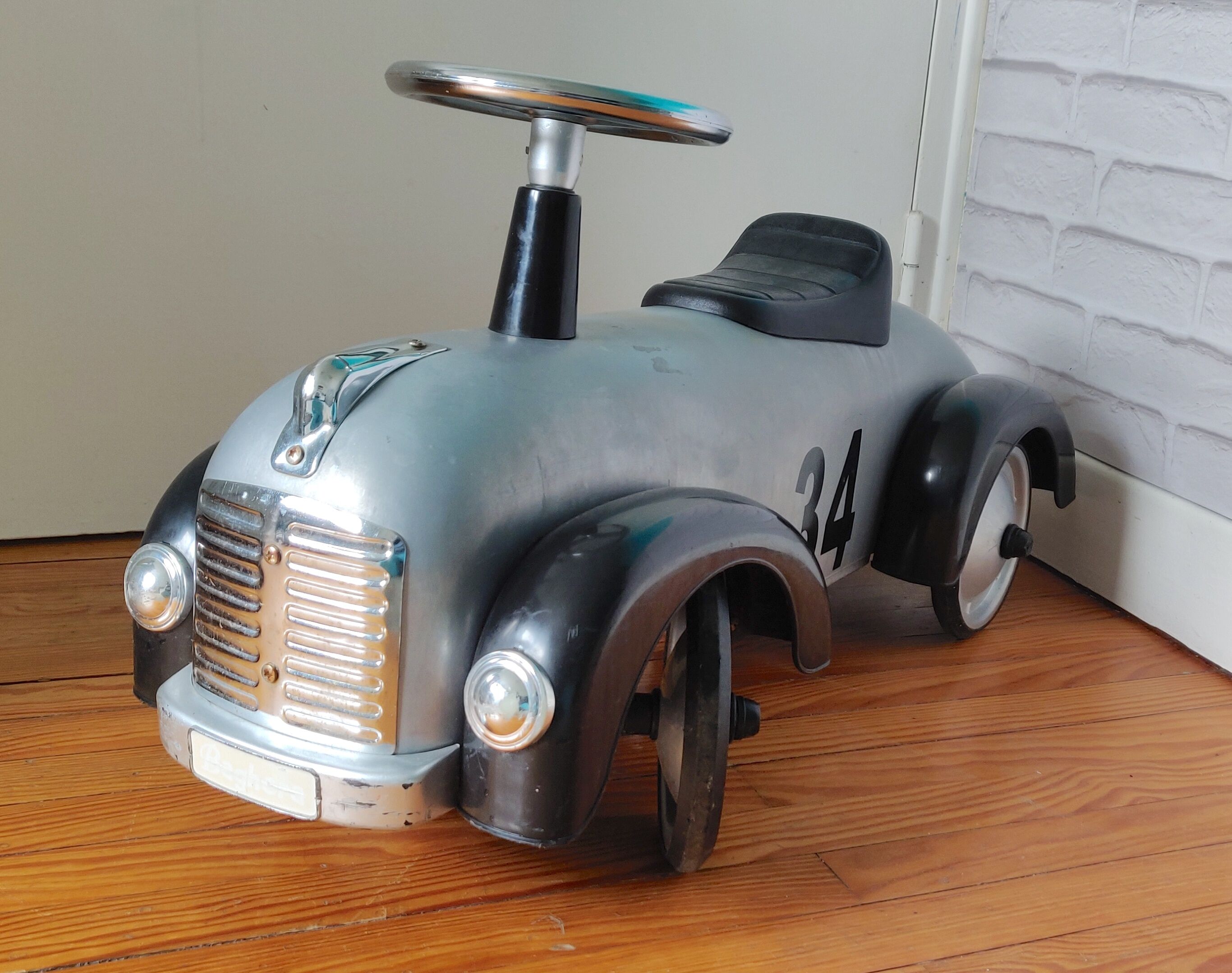 Baghera Carrier Speedster Silver retro