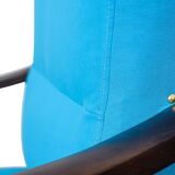 Fauteuils bleu art déco, années 1920