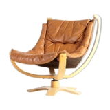 70s oak skippers chair