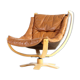 Fauteuil skippers des années 70 chêne