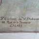 Large Decorative Panel Art. French Work by the Atelier Couteau & Duham.