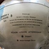 Vintage metal moon globe Replogle globes 1966