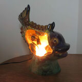 Lamp " fish " Vallauris 60s