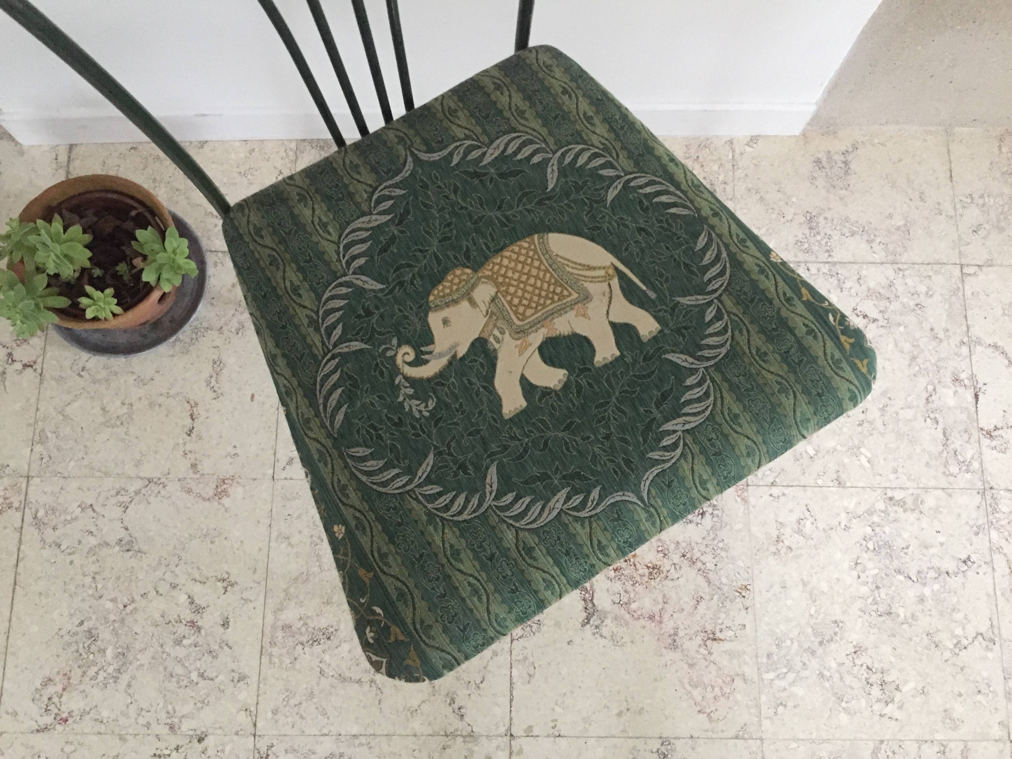 Garden chair Steel and fabric