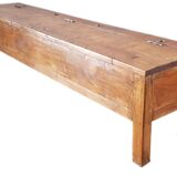 Chest, bench in teak