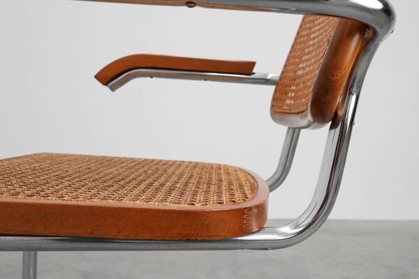 Fauteuil Bauhaus Cesca B64 de Marcel Breuer, Italie 1928