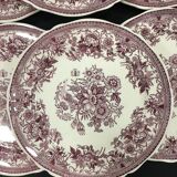 6 flat plates Villeroy and Boch model Fasan