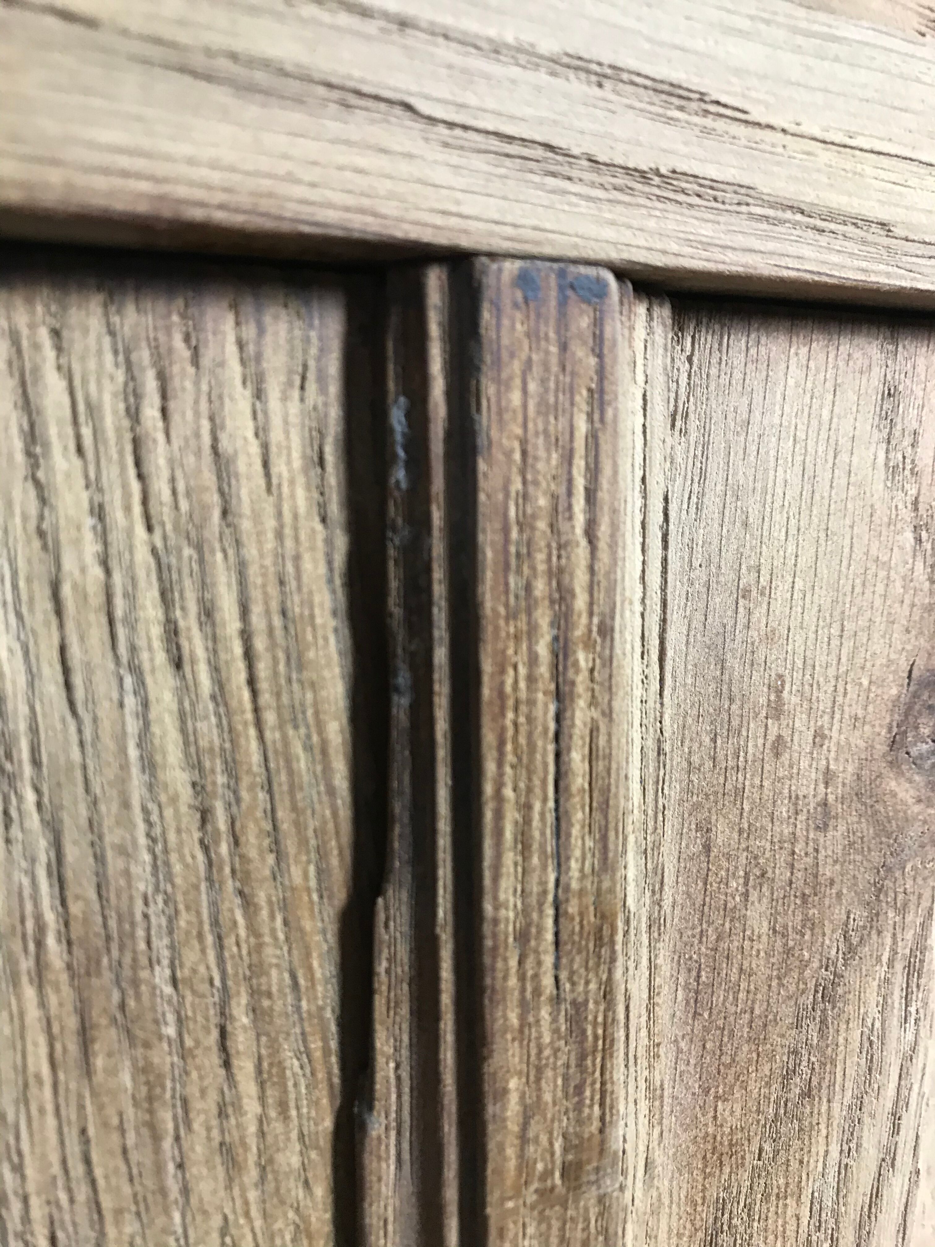 Art Deco oak buffet erased marble