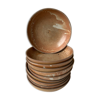 10 vintage sandstone plates