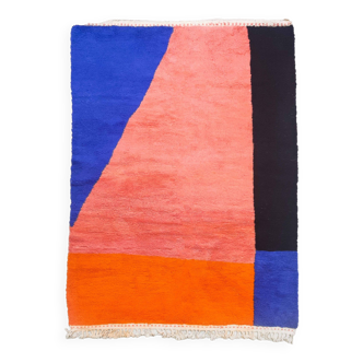 Tapis berbère marocain Boujaad coloré 2,94x2,12m