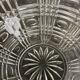 Vintage pressed glass fruit bowl