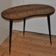Table tripode forme haricot vintage