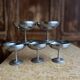 Set of 5 vintage footed dessert bowls