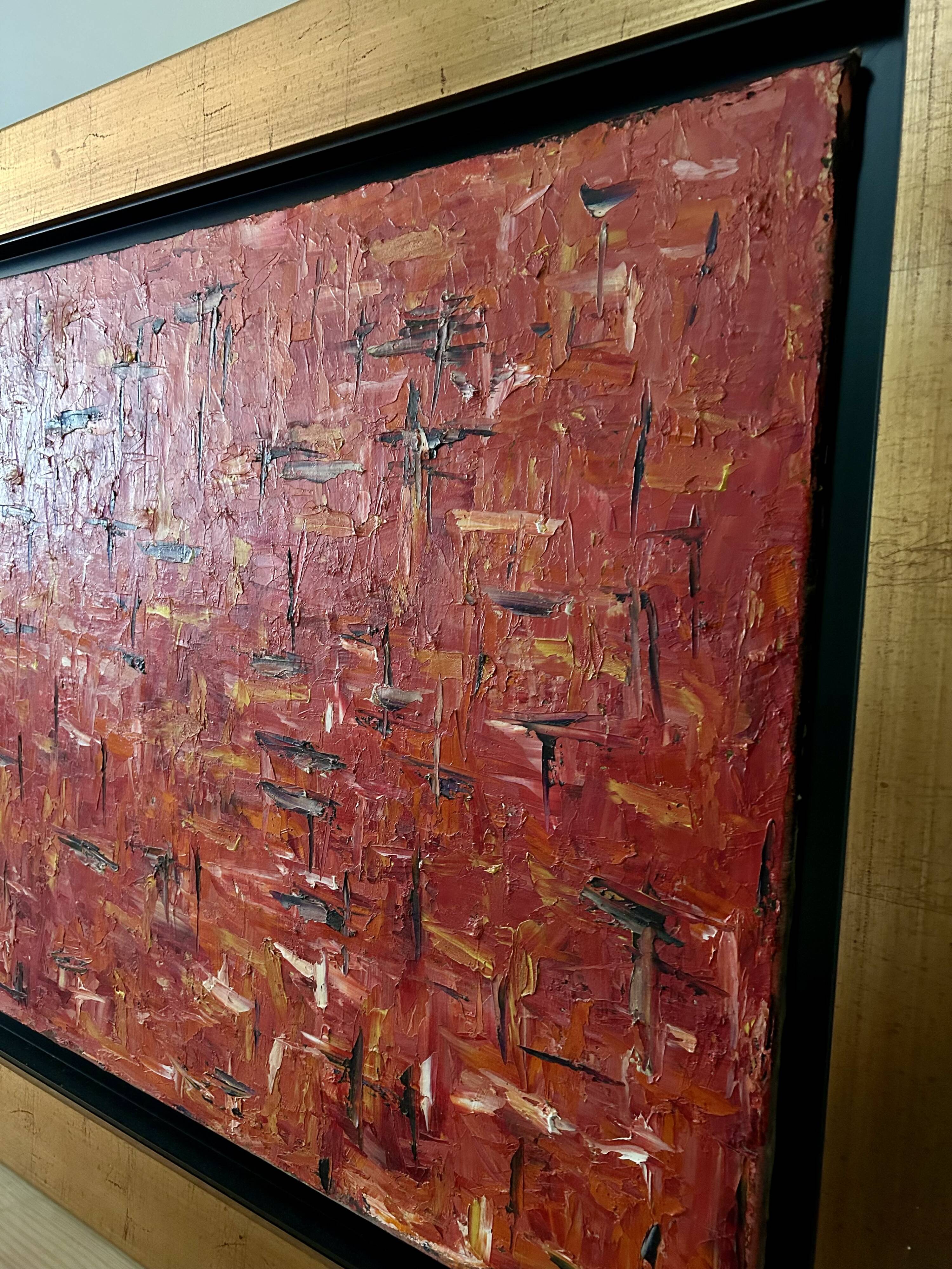 Peinture à l'huile abstraite par Ruspoli 2003