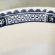 Lot of 5 lily Longchamp hollow plates, iron earth