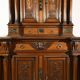 Petit Buffet Deux Corps en Noyer Massif, style Renaissance – Milieu XIXe