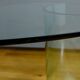 Oval Glass Table, attributed to Fiam, Italy – 1980