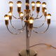Lampe de table italienne vintage Hollywood Regency, 1960