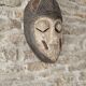 Ancient African mask (Tribe to be identified) Kwele Punu African tribal art