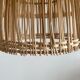 Suspension ou luminaire en rotin en forme de lanterne asiatique