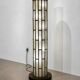 Architectural stained glass floor lamp