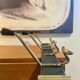 Wall coat rack with 5 vintage hooks