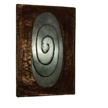 ARTE-LUCE Metal and Murano glass wall lamp.