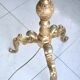 Golden metal lamp lamp 60s