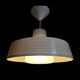Rotaflex pendant lamp, space age, UFO-shaped, pressed plastic, 1960s.