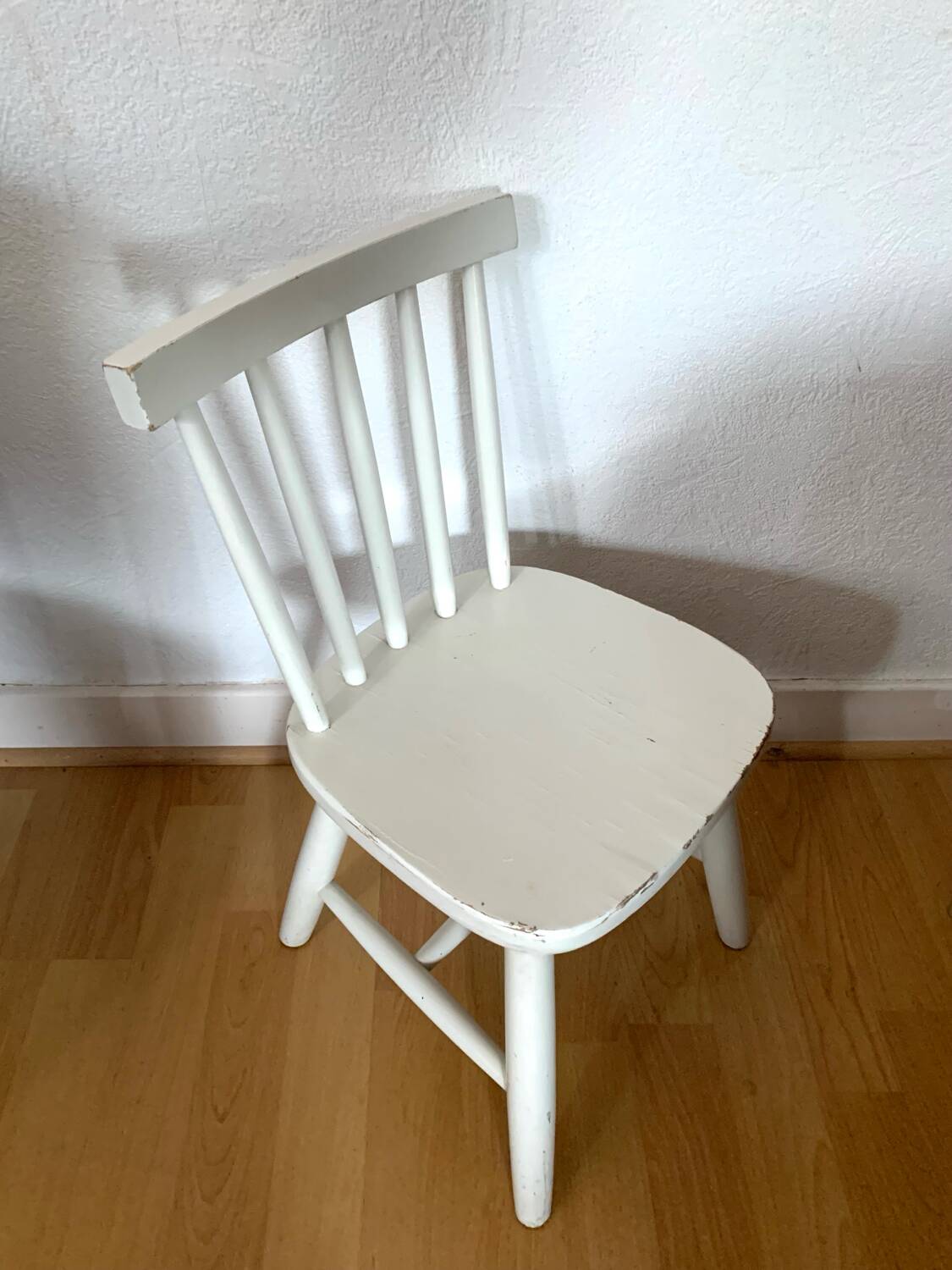 White vintage children's chair