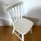 Chaise enfant vintage blanche