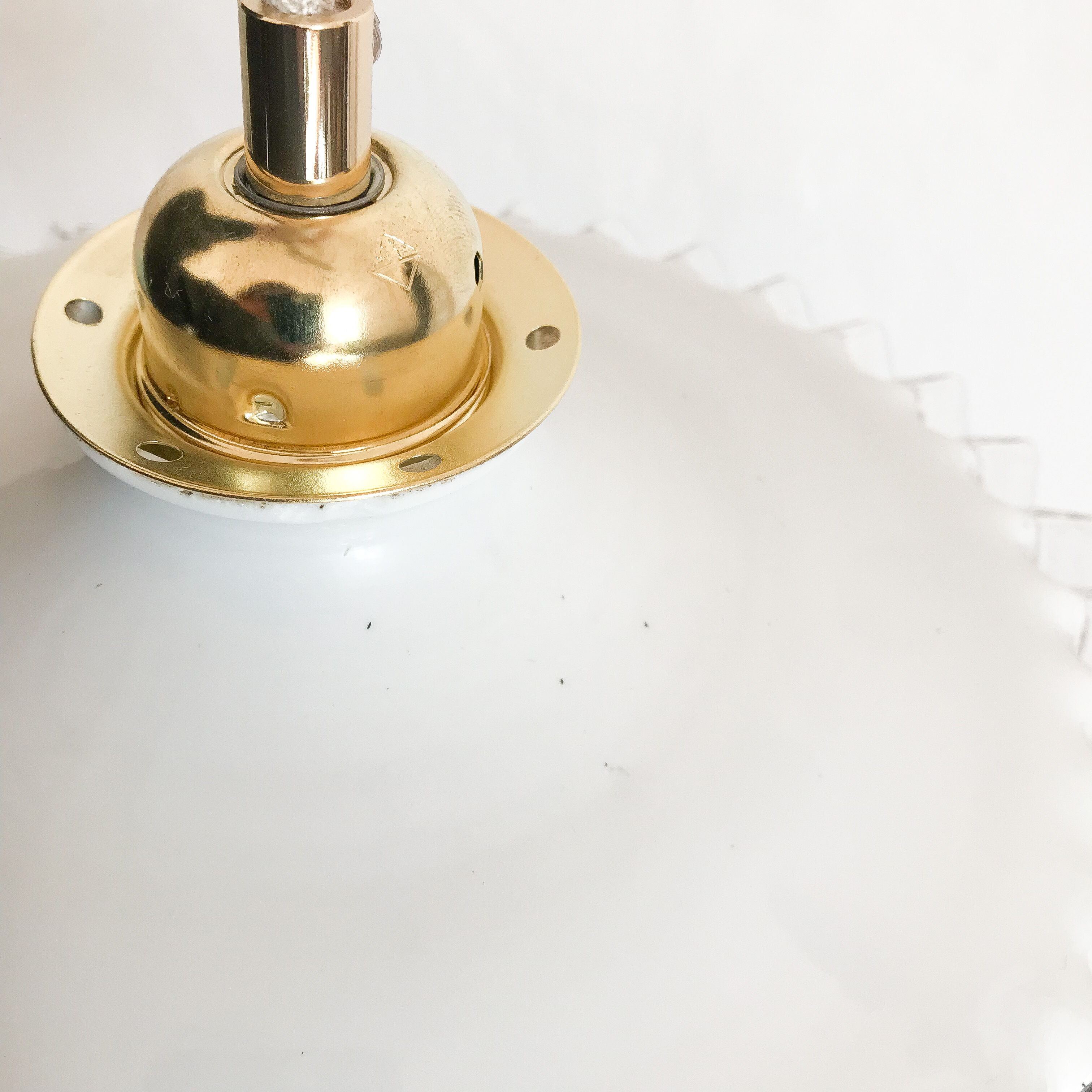 Suspension opaline vintage