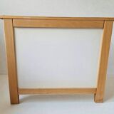 Commode style with rounded edges.