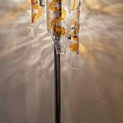 Mazzega floor lamp by Toni Zuccheri in Murano glass 1970s
