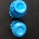 Antique French Opaline Glass Vases: Art Nouveau Floral Pair