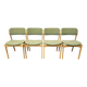 Set of 4 Danish Oak Dining Chairs by Erik Buch for O.D. Mobler