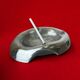 Brutalist ashtray by Art3, solid aluminium, Spain, 1970s